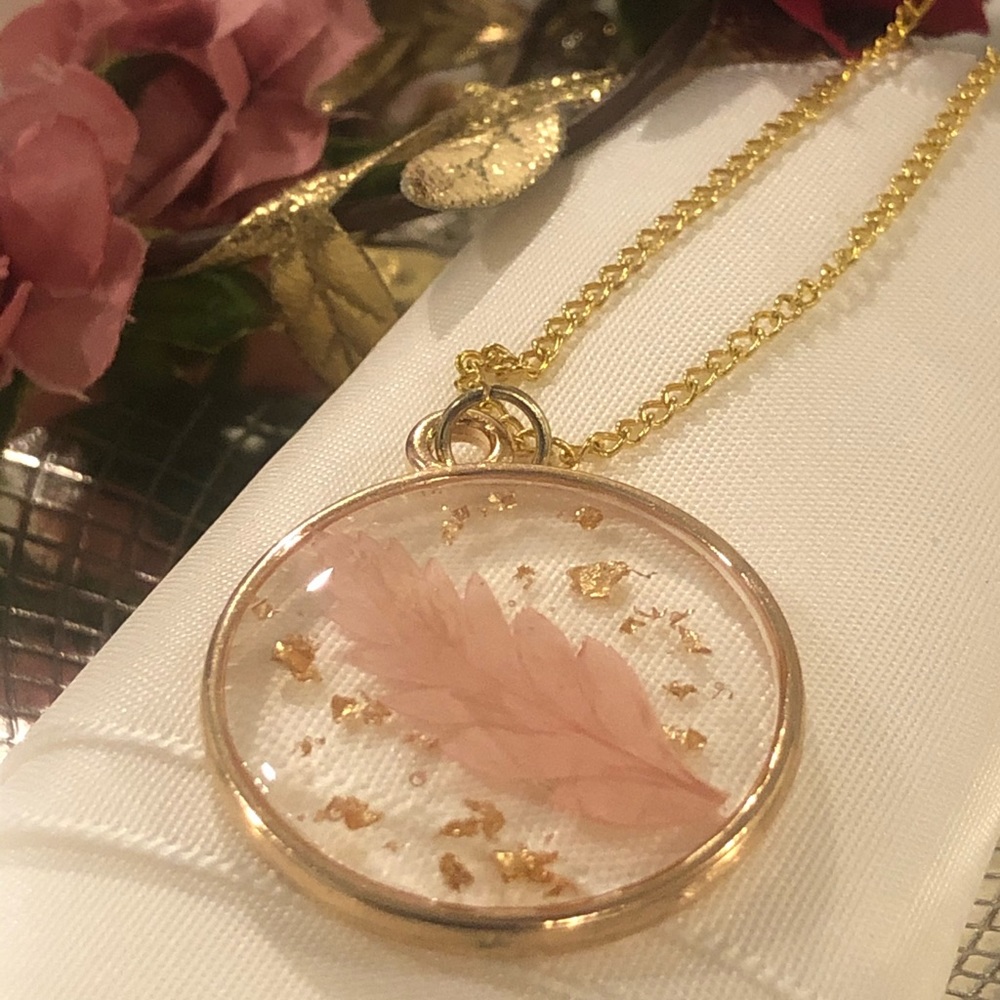Feathered Petal Pendant